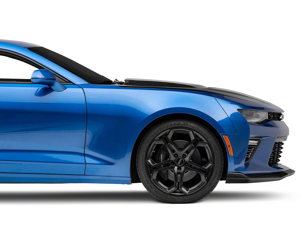 MP Concepts ZL1 Style Hood; Smoked Black Center (16-24 Camaro)