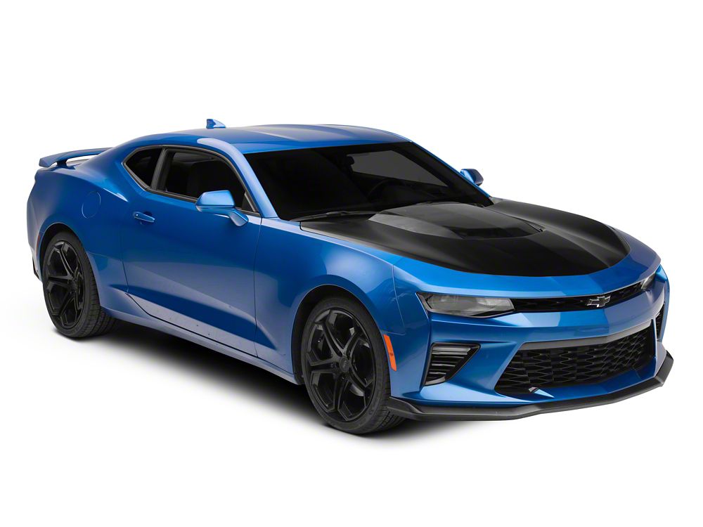 MP Concepts ZL1 Style Hood; Smoked Black Center (16-24 Camaro)