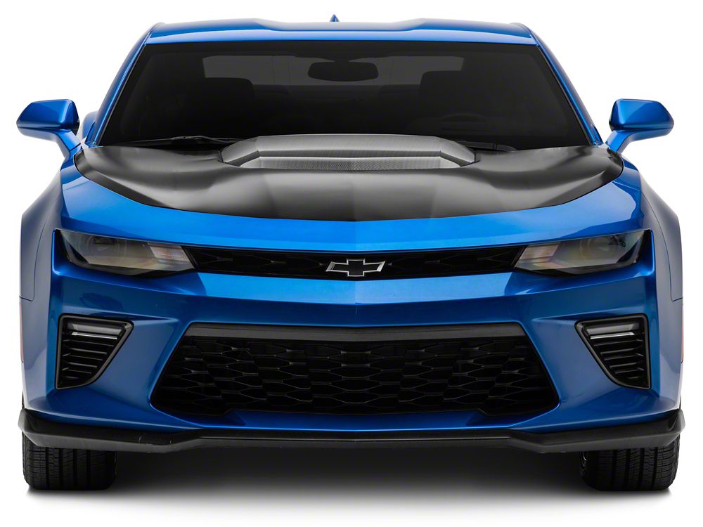 MP Concepts ZL1 Style Hood; Carbon-Look Center (16-24 Camaro)