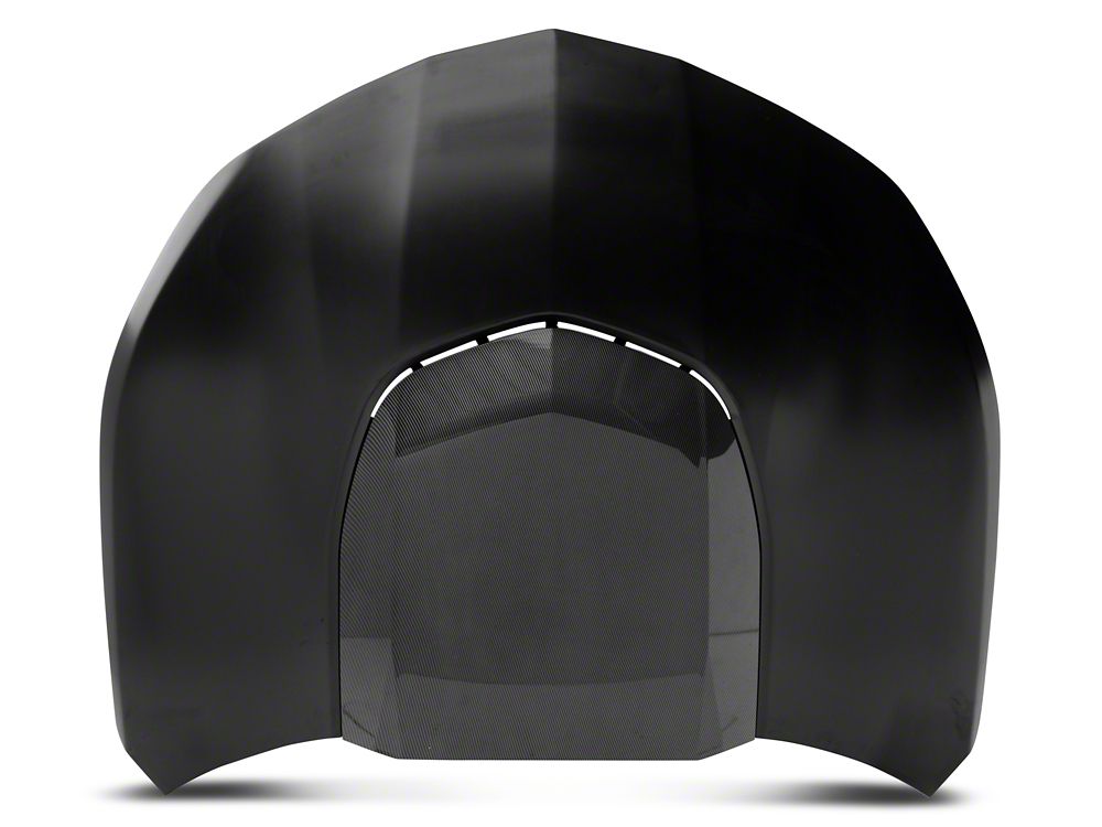 MP Concepts ZL1 Style Hood; Carbon-Look Center (16-24 Camaro)