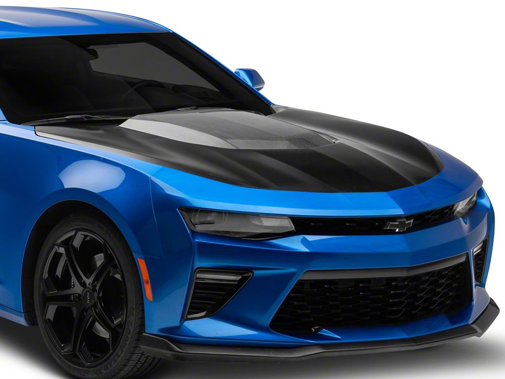 MP Concepts ZL1 Style Hood; Carbon-Look Center (16-24 Camaro)