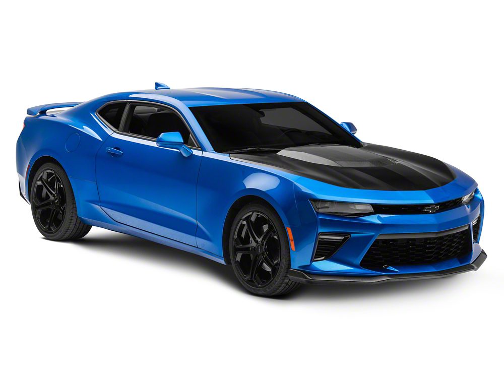 MP Concepts ZL1 Style Hood; Carbon-Look Center (16-24 Camaro)