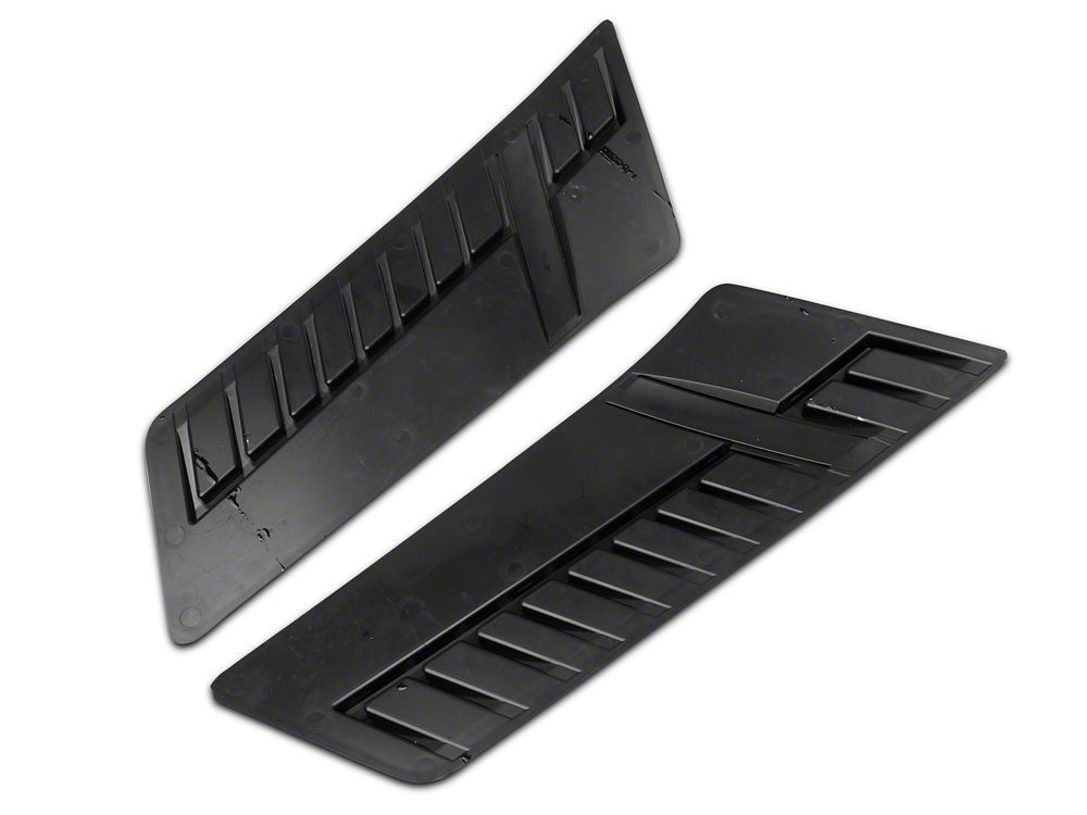MP Concepts Corvette Style Front Fender Vent; Gloss Black (16-24 Camaro)