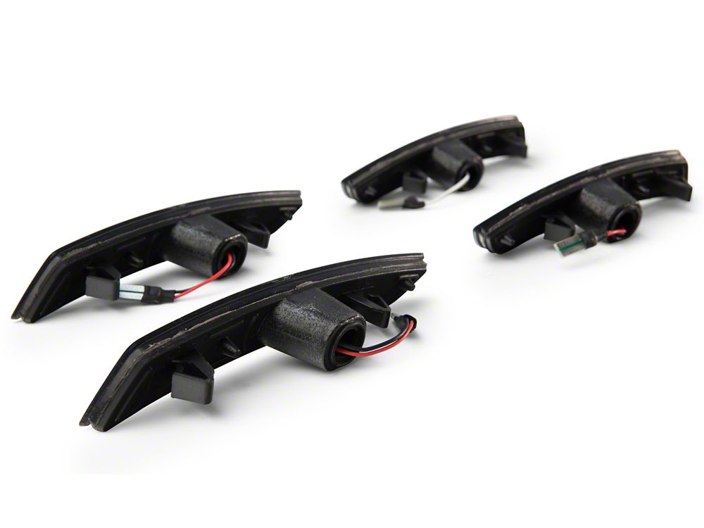 MP Concepts LED Side Marker Lights; Smoked (16-24 Camaro)
