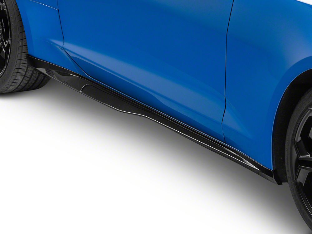 Chin Spoiler and Rocker Panels; Gloss Black (16-24 Camaro, Excluding ZL1)