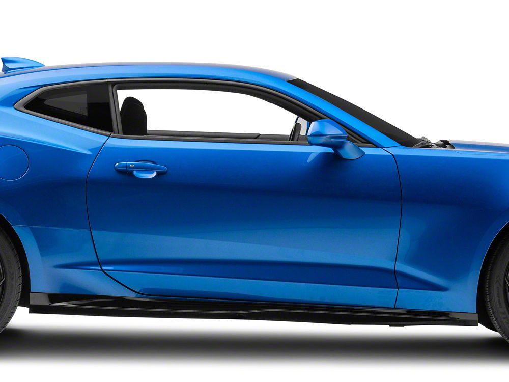 Chin Spoiler and Rocker Panels; Gloss Black (16-24 Camaro, Excluding ZL1)
