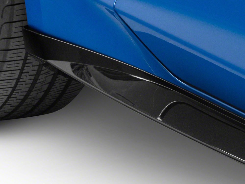 Chin Spoiler and Rocker Panels; Gloss Black (16-24 Camaro, Excluding ZL1)