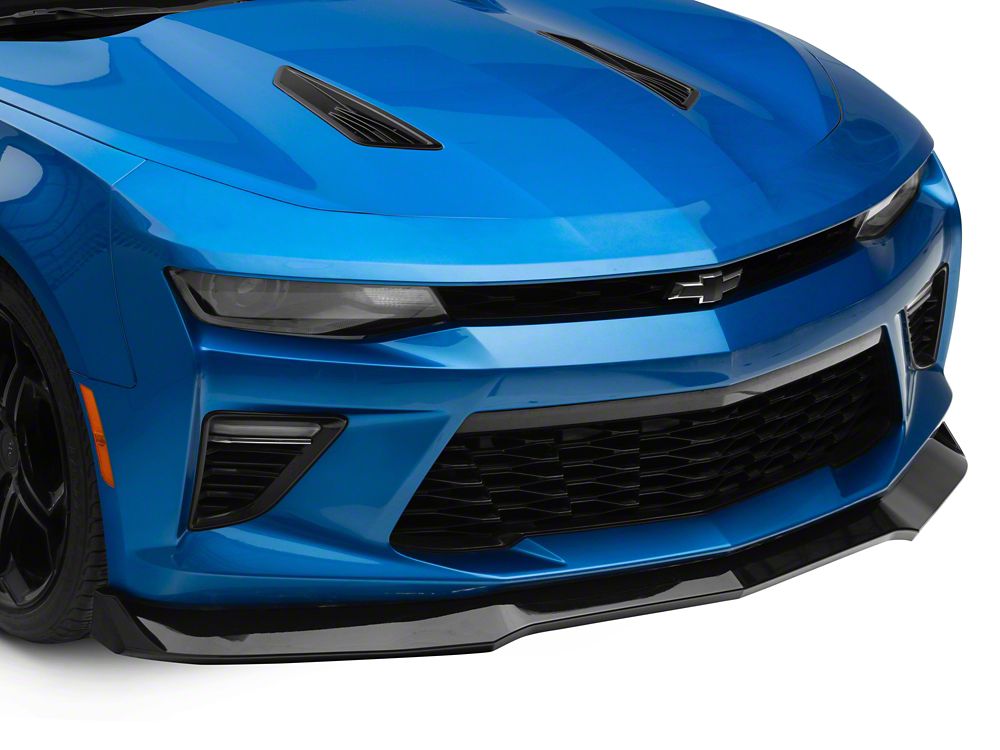 Chin Spoiler and Rocker Panels; Gloss Black (16-24 Camaro, Excluding ZL1)
