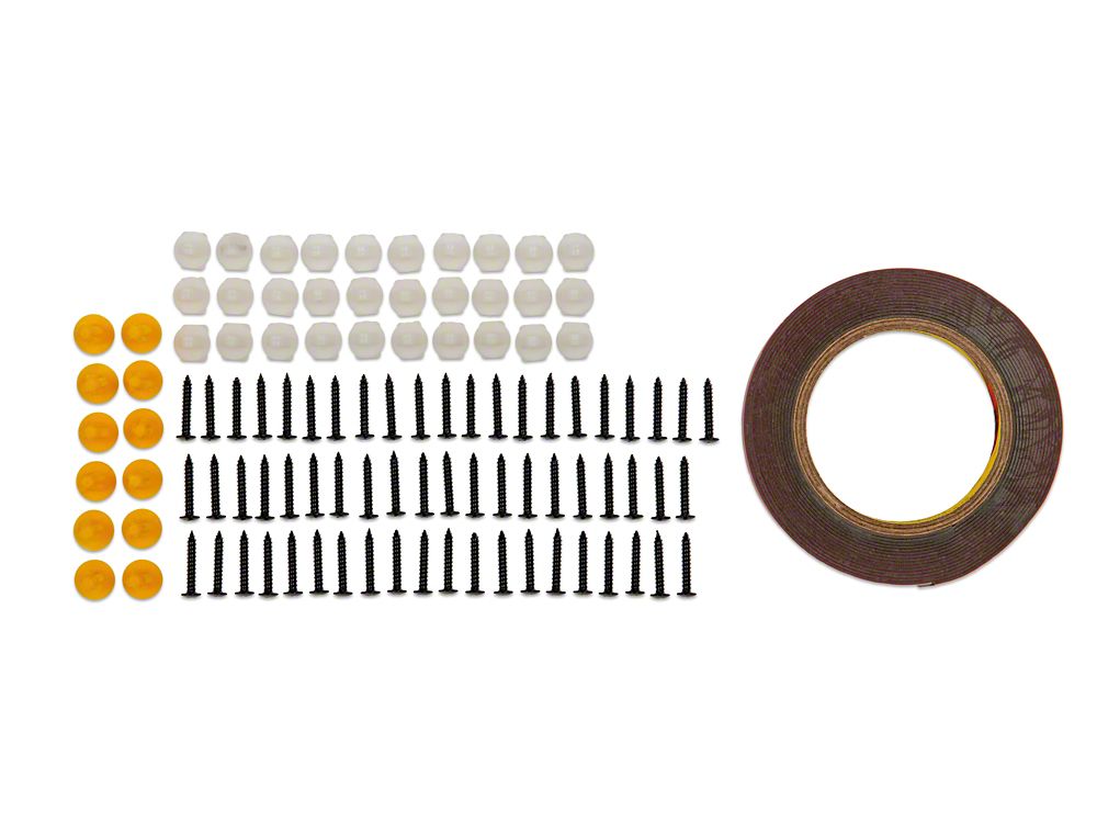 MP Concepts Replacement Fender Flare Hardware Kit for CH3935 Only (15-23 Challenger, Excluding Widebody)
