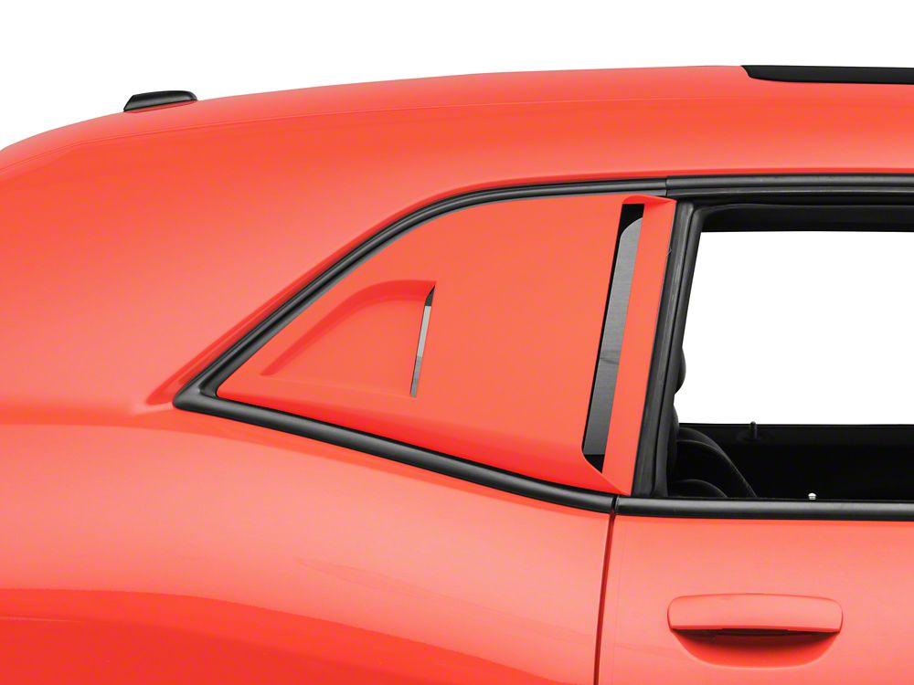 MP Concepts Quarter Window Scoops; Unpainted (08-23 Challenger)