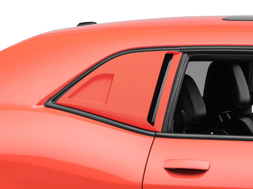 MP Concepts Quarter Window Scoops; Unpainted (08-23 Challenger)