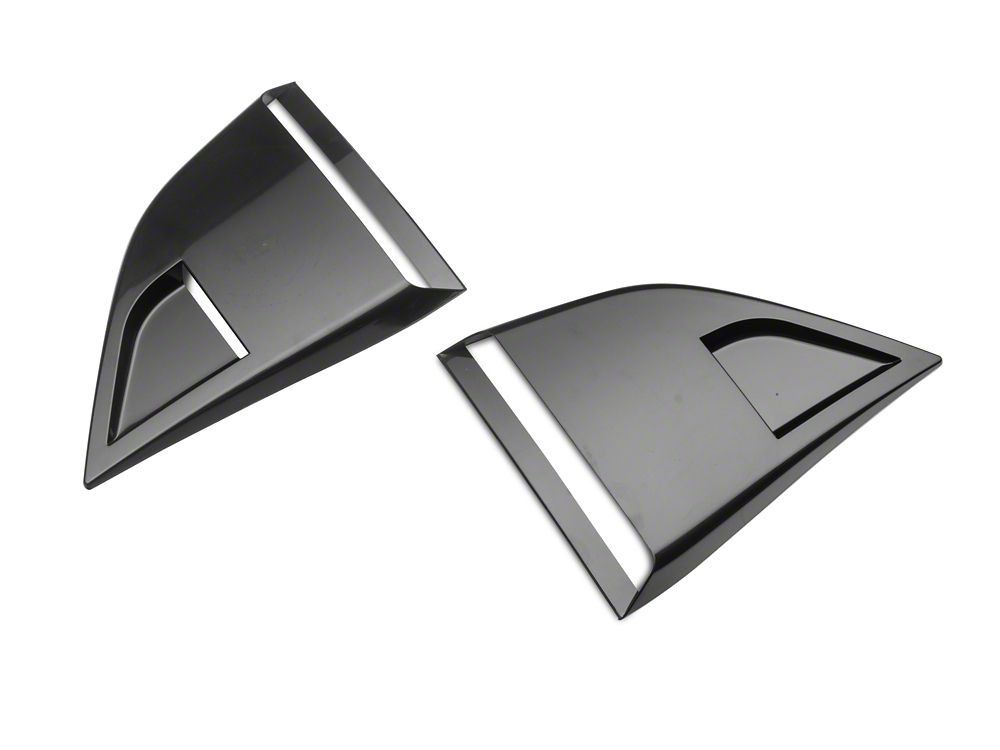 MP Concepts Quarter Window Scoops; Unpainted (08-23 Challenger)