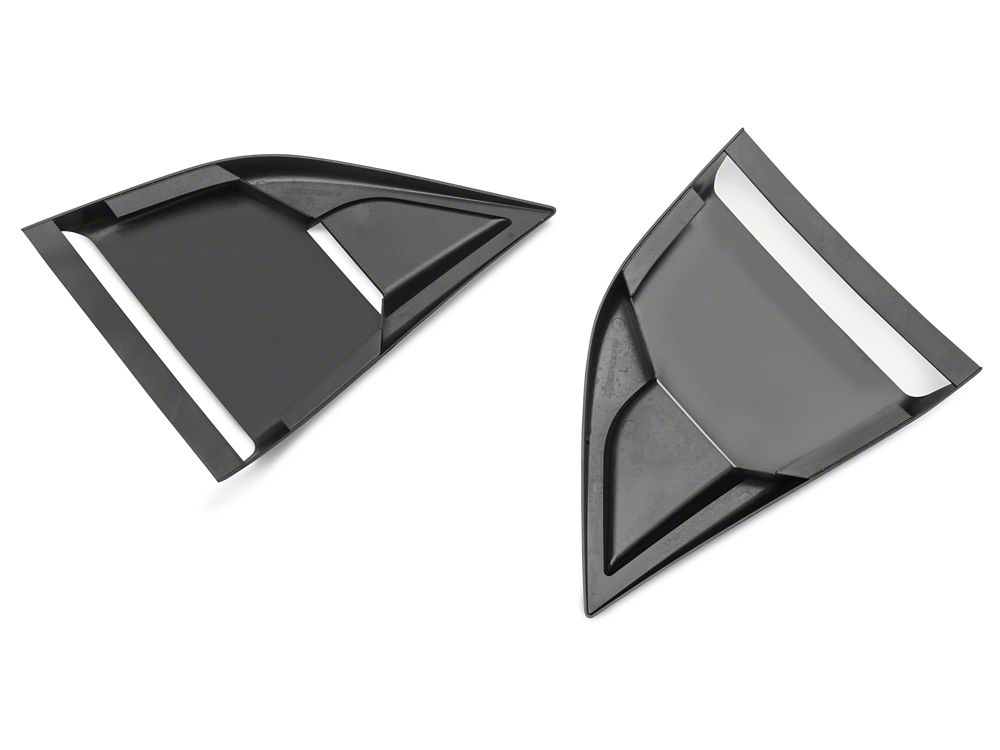 MP Concepts Quarter Window Scoops; Unpainted (08-23 Challenger)