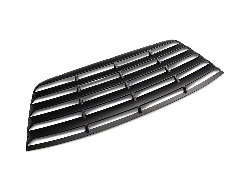 MP Concepts Rear Window Louvers; Matte Black (08-23 Challenger)