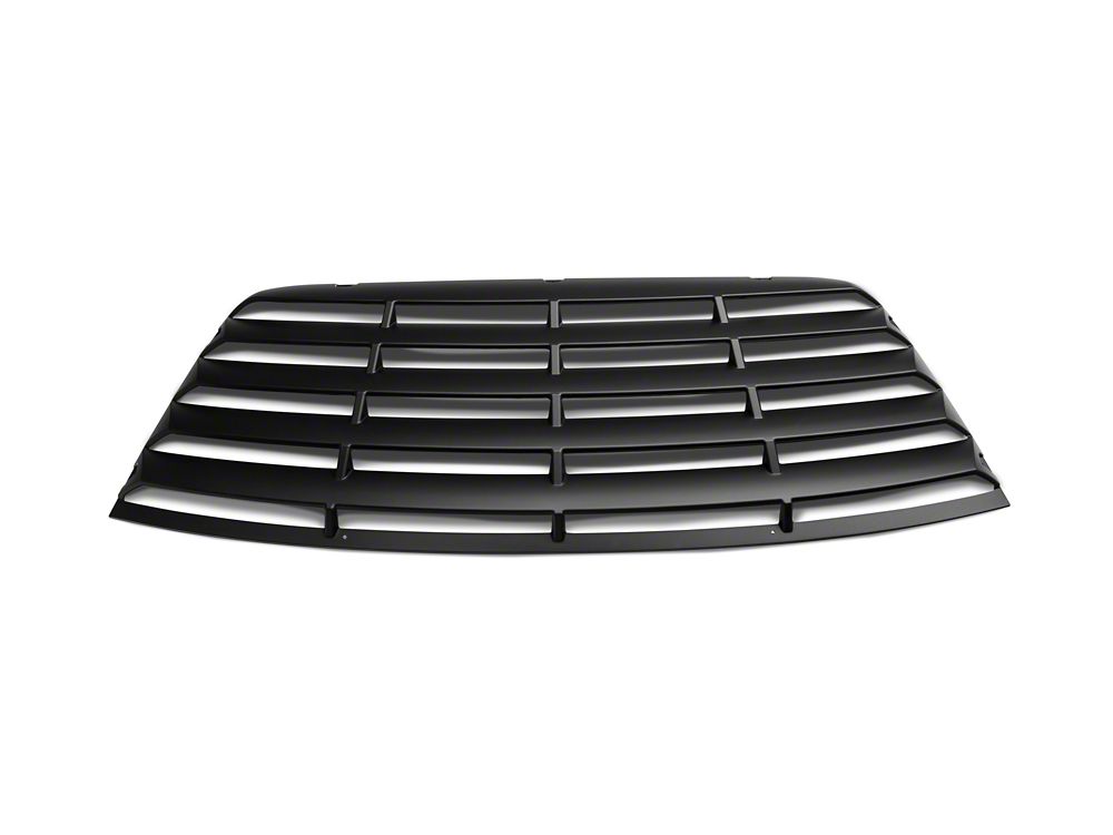 MP Concepts Rear Window Louvers; Matte Black (08-23 Challenger)
