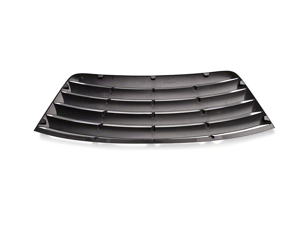 MP Concepts Rear Window Louvers; Matte Black (08-23 Challenger)