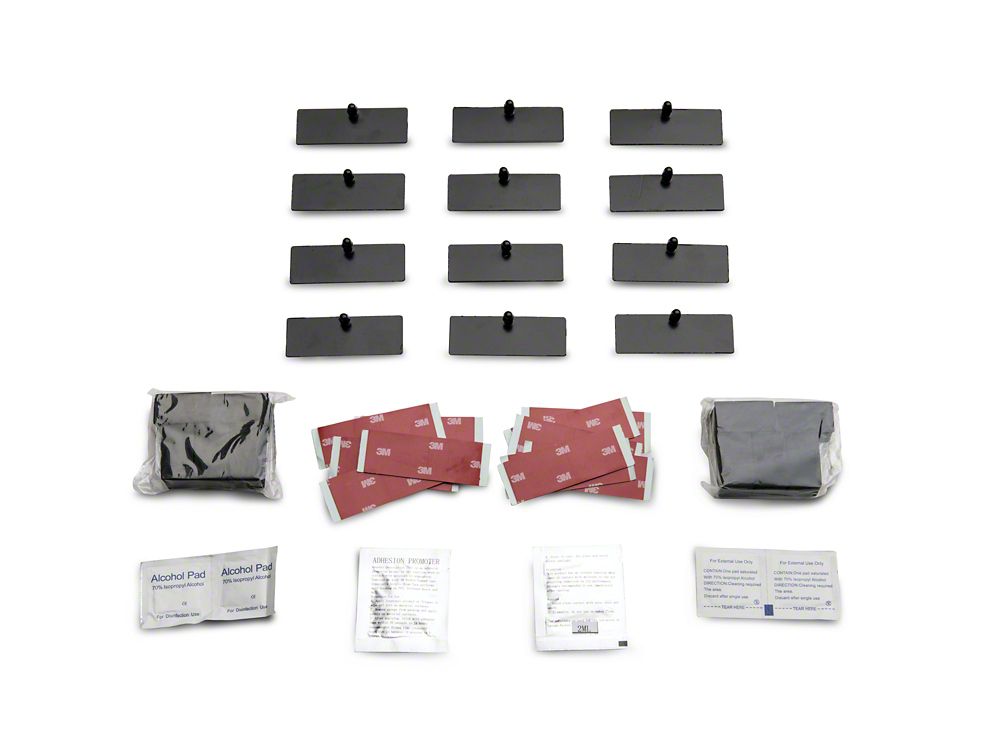 MP Concepts Rear Window Louvers; Matte Black (08-23 Challenger)