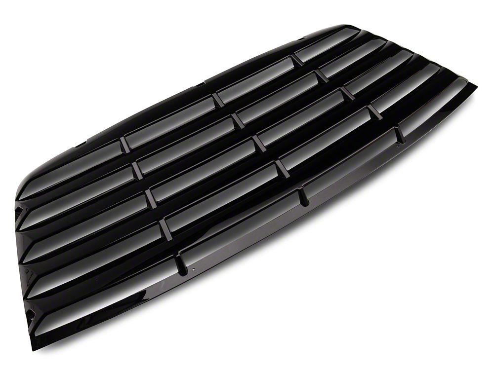 MP Concepts Rear Window Louvers; Gloss Black (08-23 Challenger)