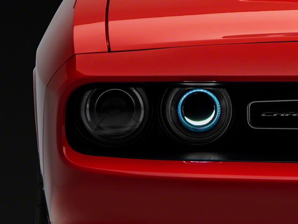 MP Concepts Demon Style LED Halo Headlight Inserts (15-23 Challenger)