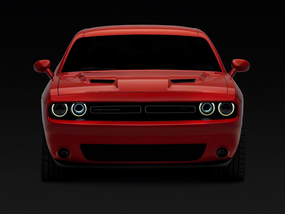 MP Concepts Demon Style LED Halo Headlight Inserts (15-23 Challenger)
