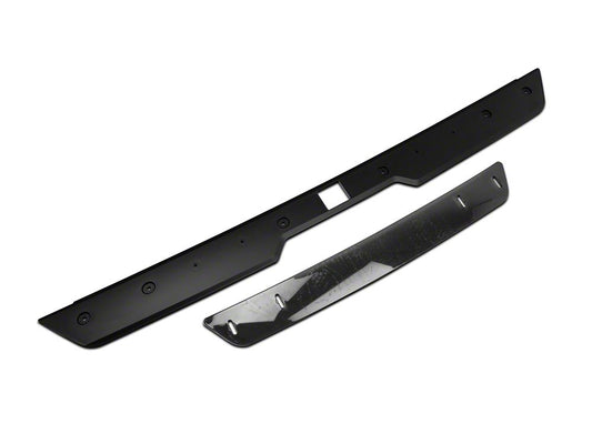 MP Concepts 2-Piece Wicker Bill Rear Spoiler; Matte Black (15-23 Challenger)