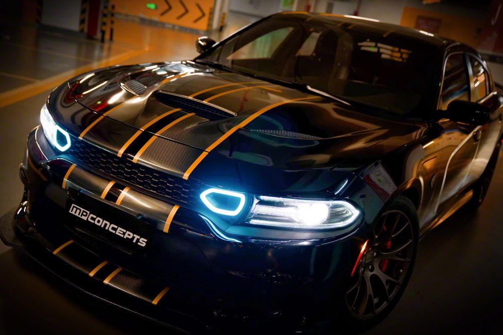 MP Concepts Upper Grille with LED Lighting (15-23 Charger SRT; 17-18 Charger R/T 392; 19-23 Charger GT & Scat Pack, Excluding Widebody)
