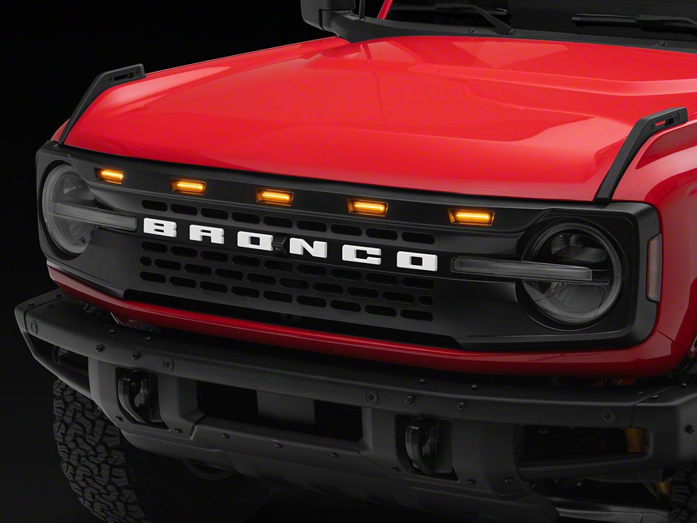 MP Concepts Upper Replacement Grille (21-25 Bronco w/ Forward Facing Camera, Excluding Raptor)