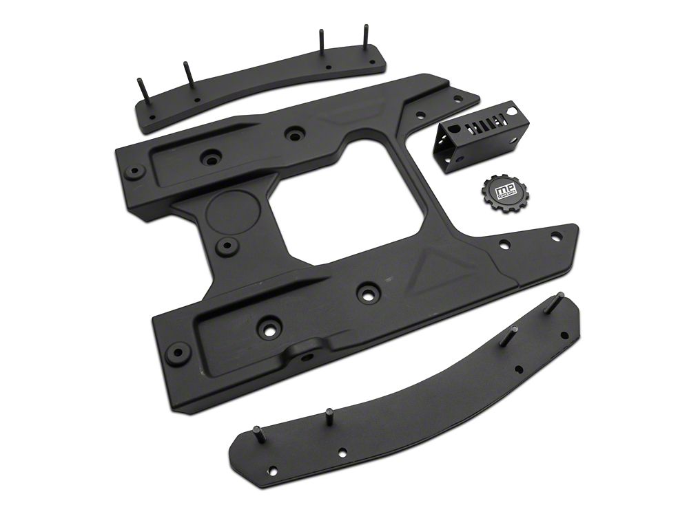MP Concepts Tailgate Reinforcement and Oversize Spare Tire Carrier Mounting Bracket Kit (18-25 Jeep Wrangler JL)