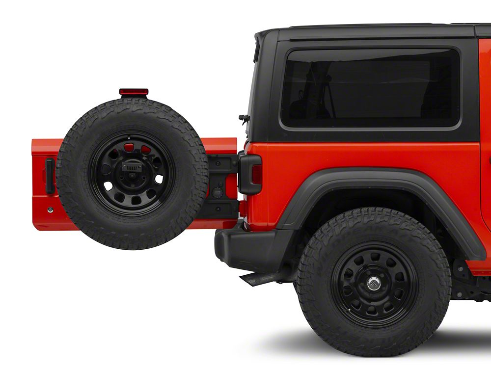 MP Concepts Tailgate Reinforcement and Oversize Spare Tire Carrier Mounting Bracket Kit (18-25 Jeep Wrangler JL)