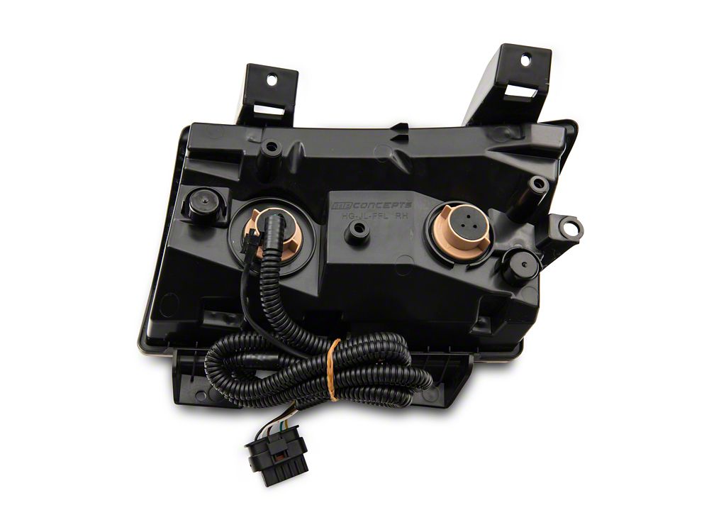 MP Concepts Sequential Turn Signals; Smoked (18-25 Jeep Wrangler JL w/ Factory LED Turn Signals, Excluding Sport)