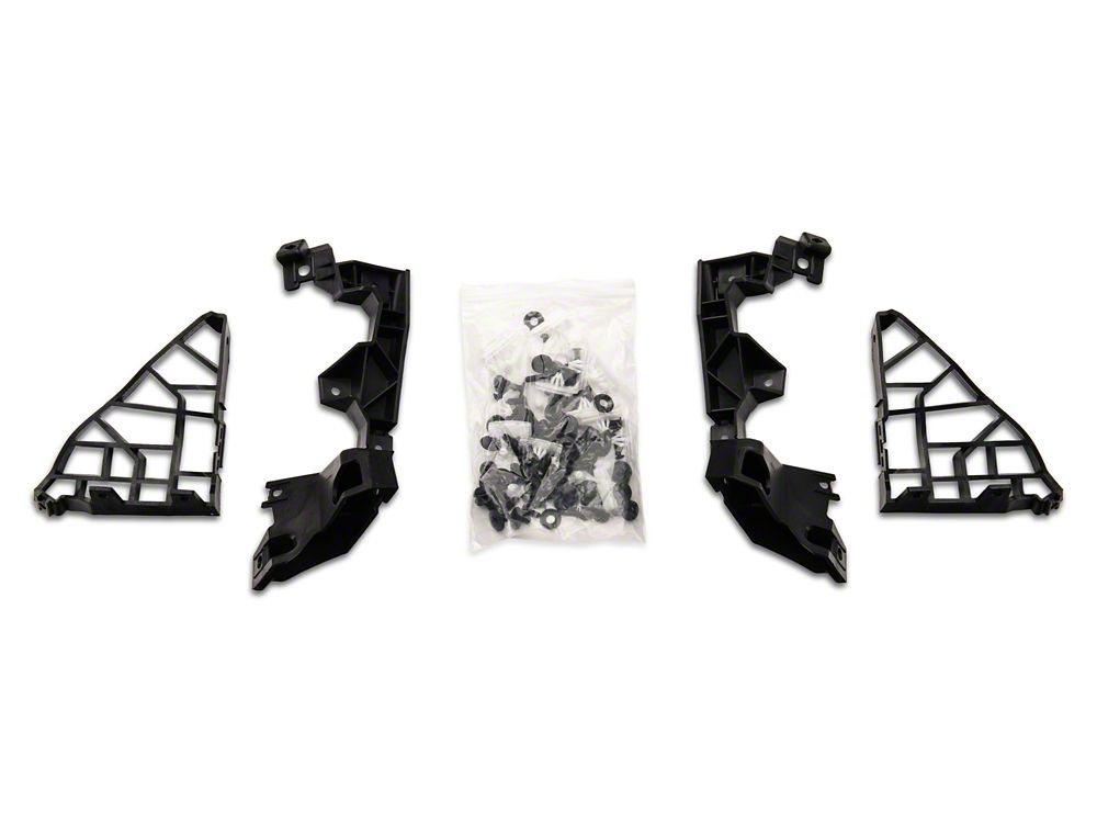 MP Concepts High Clearance Fender Flares with Sequential Turn Signals; Front (18-25 Jeep Wrangler JL)