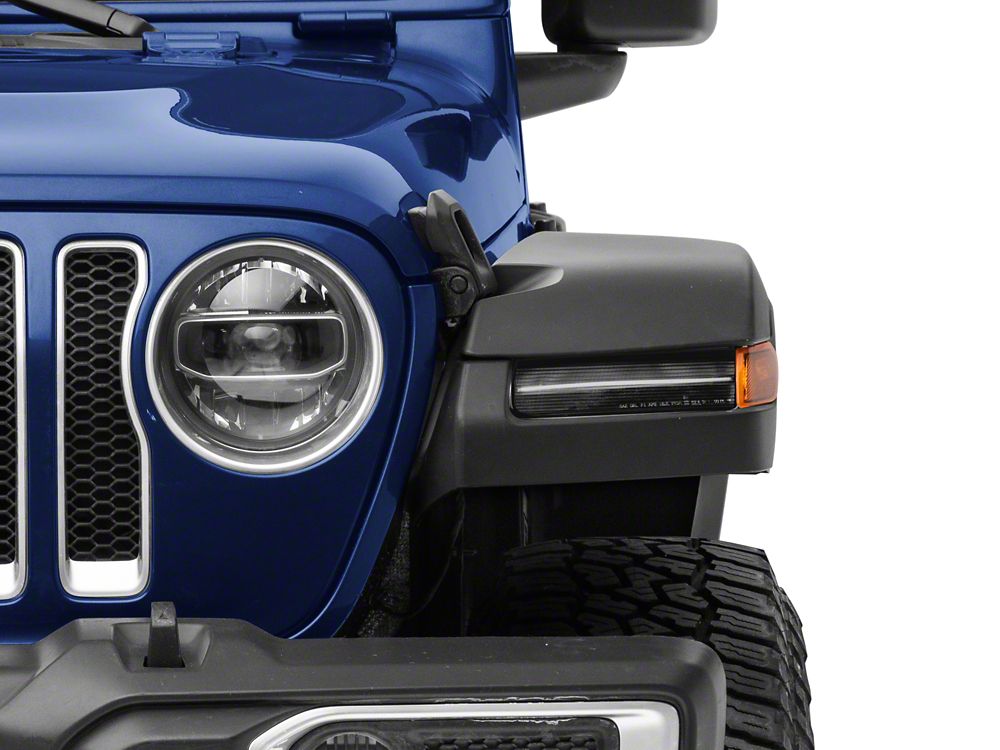 MP Concepts High Clearance Fender Flares with Sequential Turn Signals; Front (18-25 Jeep Wrangler JL)