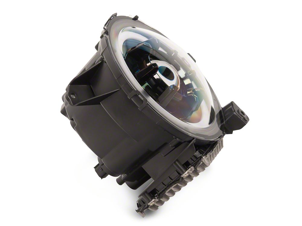 MP Concepts Apollo LED Headlights; Black Housing; Clear Lens (18-25 Jeep Wrangler JL)