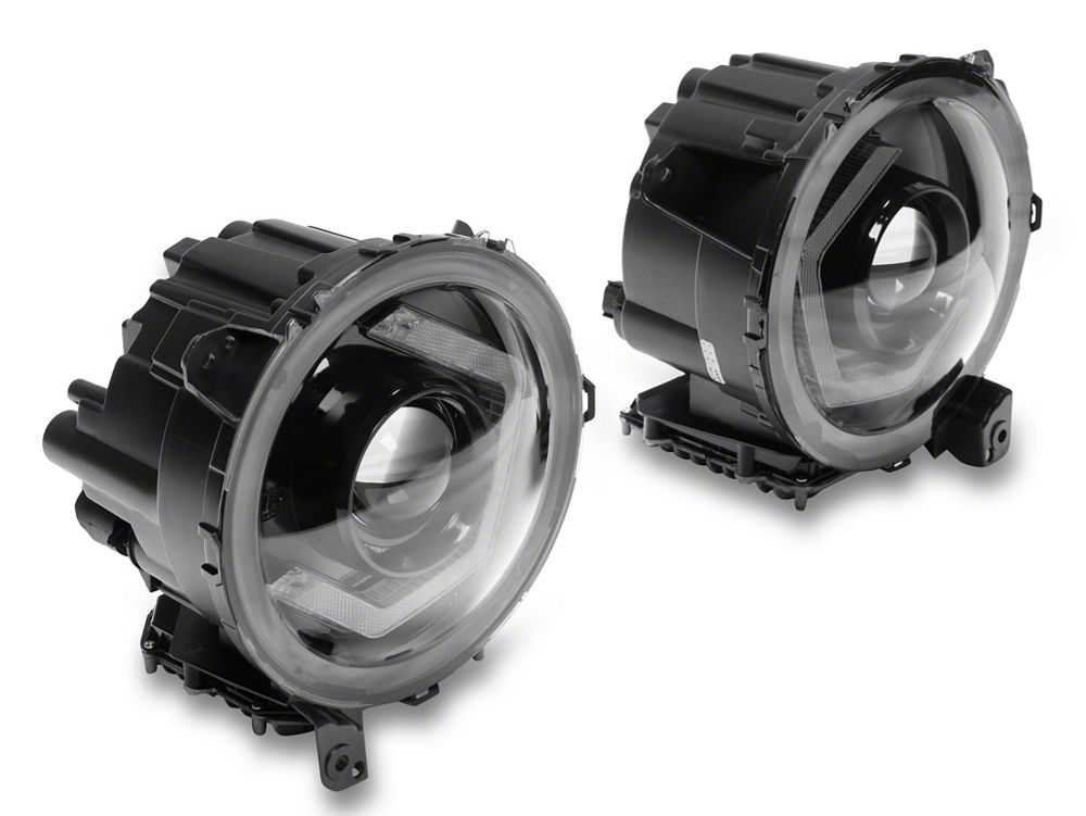 MP Concepts Thanos Grille with LED Headlights (18-25 Jeep Wrangler JL w/o TrailCam)