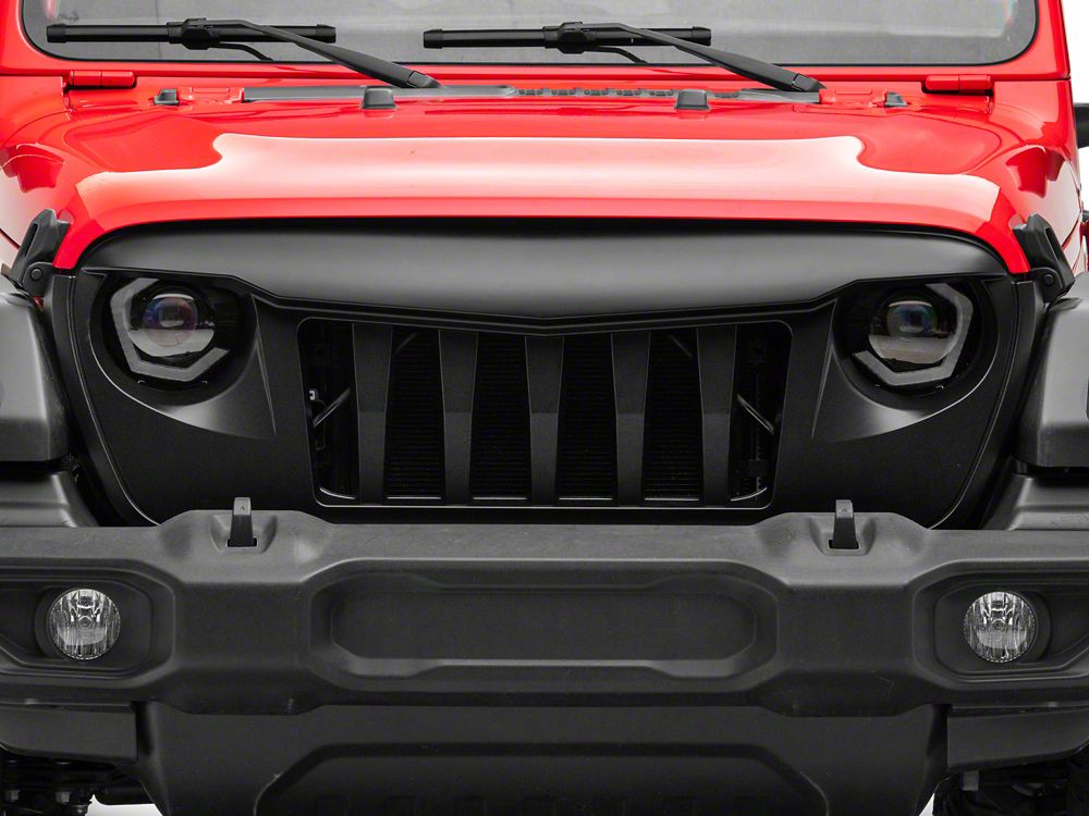 MP Concepts Thanos Grille with LED Headlights (18-25 Jeep Wrangler JL w/o TrailCam)
