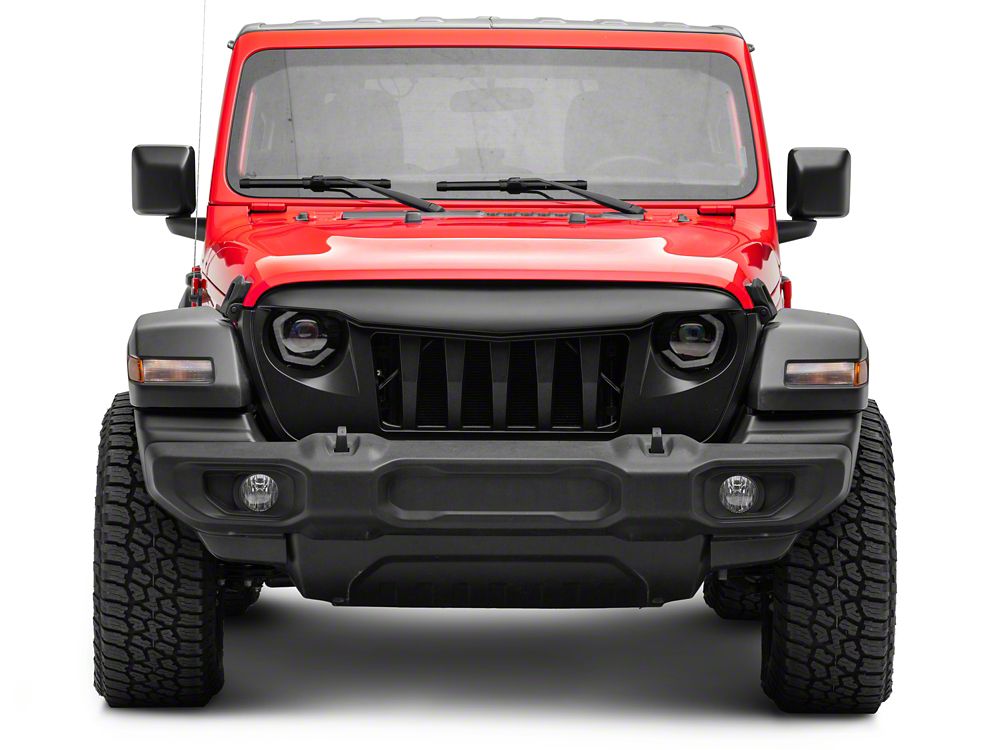 MP Concepts Thanos Grille with LED Headlights (18-25 Jeep Wrangler JL w/o TrailCam)