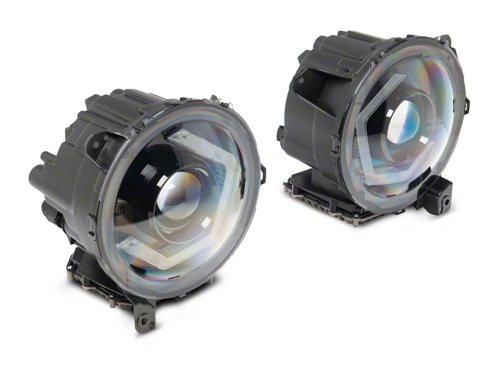 MP Concepts Thanos LED Headlights; Black Housing; Clear Lens (20-25 Jeep Gladiator JT)