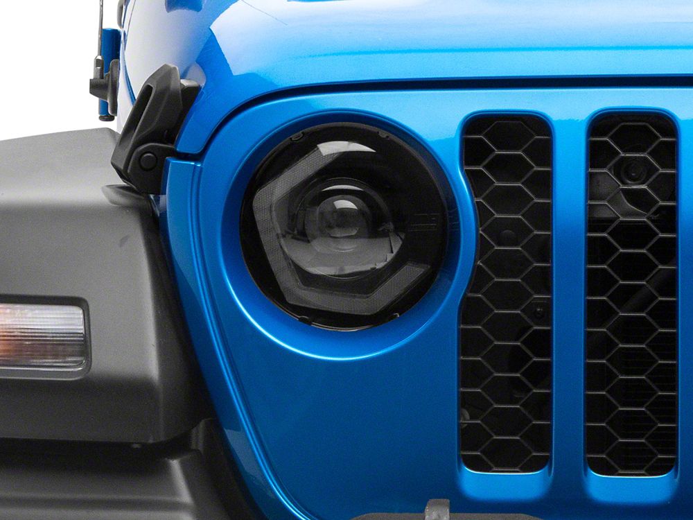 MP Concepts Thanos LED Headlights; Black Housing; Clear Lens (20-25 Jeep Gladiator JT)