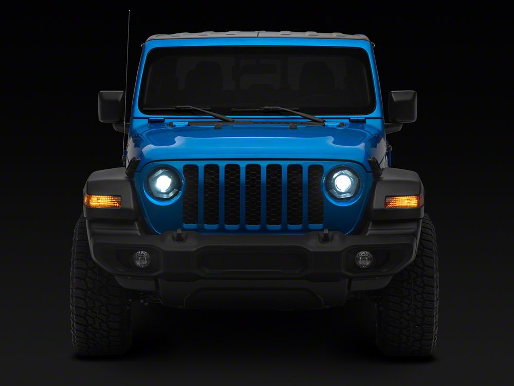 MP Concepts Thanos LED Headlights; Black Housing; Clear Lens (20-25 Jeep Gladiator JT)