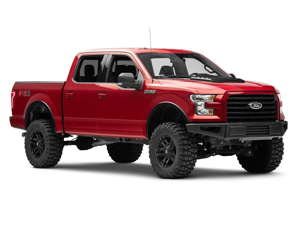 MP Concepts Hood Scoop; Matte Black (15-20 F-150, Excluding Raptor)