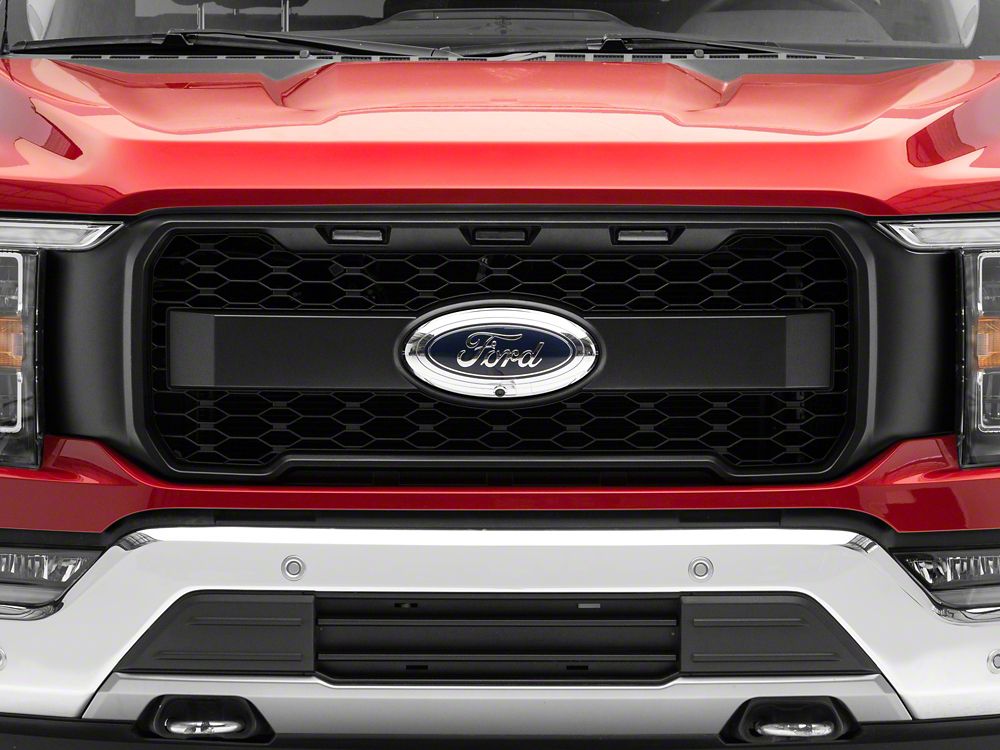 MP Concepts Upper Replacement Grille with LED Lighting; Matte Black (21-23 F-150, Excluding Raptor & Tremor)
