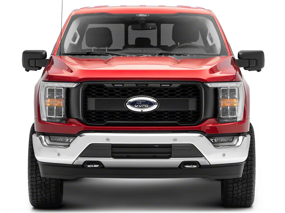 MP Concepts Upper Replacement Grille with LED Lighting; Matte Black (21-23 F-150, Excluding Raptor & Tremor)
