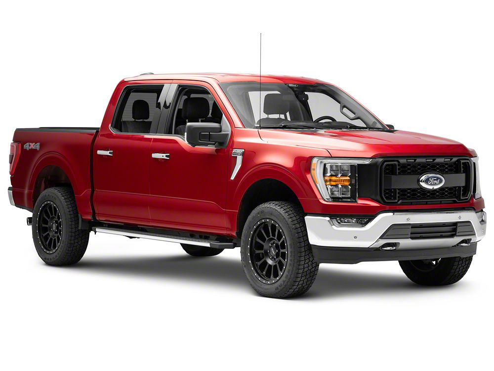 MP Concepts Upper Replacement Grille with LED Lighting and LED DRL; Matte Black (21-23 F-150, Excluding Raptor & Tremor)