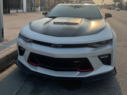 MP Concepts SS 50 Years Style Grille; Red (16-18 Camaro SS)