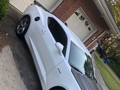 MP Concepts Old Glory Fuel Door; Matte Black (16-24 Camaro)