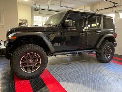 MP Concepts High Clearance Fender Flares with Sequential Turn Signals; Front (18-25 Jeep Wrangler JL)