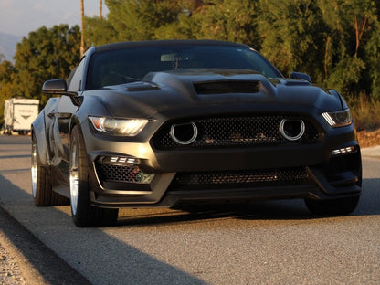 MP Concepts Mach 1 Style Front Bumper; Unpainted (15-17 Mustang GT, EcoBoost, V6)