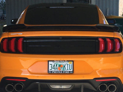 MP Concepts V-Style Rear Spoiler; Gloss Black (15-23 Mustang Fastback)