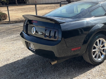MP Concepts Ducktail Rear Spoiler; Gloss Black (05-09 Mustang)