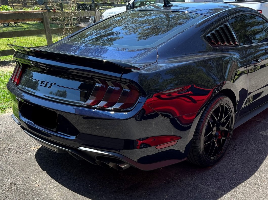 MP Concepts Tail Light Covers; Smoked (18-23 Mustang GT, EcoBoost, GT500)